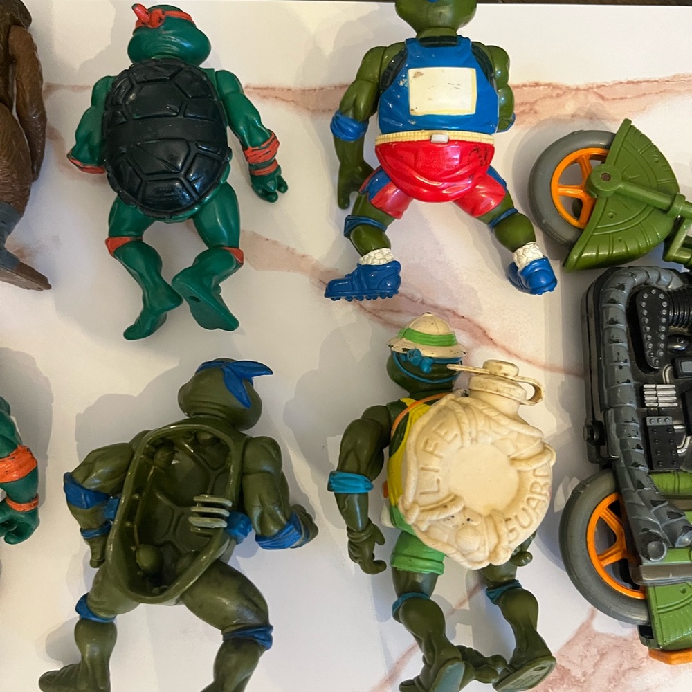 Vintage TMNT Action Figures 1988 1989 1992 Teenage Mutant Ninja Turtles - Picture 5 of 7